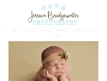 Tablet Screenshot of jessicabridgewaterphotography.com